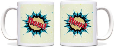 60% OFF on ShopMantra Comic Style Black Ceramic Mug 300 ml 60% OFF on ShopMantra Comic Style Black Ceramic Mug 300 ml