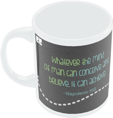 20% OFF on PosterGuy Mind of Man Can Conceive Motivational Quote Ceramic Mug 280 ml