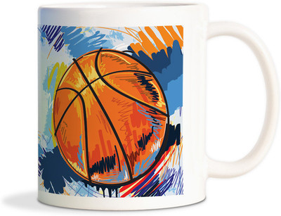 68% OFF on Shoprock Basketball Grungy Colored Coffee Ceramic Mug
