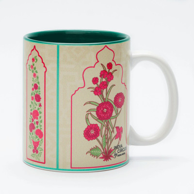 India Circus Floral Union Ceramic Mug