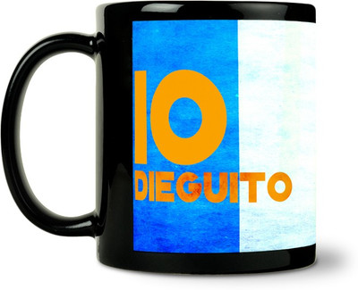 45% OFF on ShopMantra Diego Armanda Maradona Argentina Football Ceramic Mug 300 ml