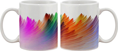 15% OFF on Artifa Abstract Design Colourful Porcelain, Ceramic Mug 350 ml 15% OFF on Artifa Abstract Design Colourful Porcelain, Ceramic Mug 350 ml