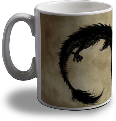 15% OFF on Artifa Artistic Dragon Design Porcelain, Ceramic Mug 350 ml 15% OFF on Artifa Artistic Dragon Design Porcelain, Ceramic Mug 350 ml