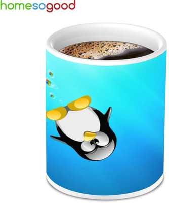 41% OFF on Homesogood I'M Enjoying Upside-Down Ceramic Mug 280 ml