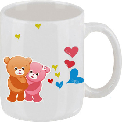 28% OFF on Ellicon Love Teddy Coffee Ceramic Mug
