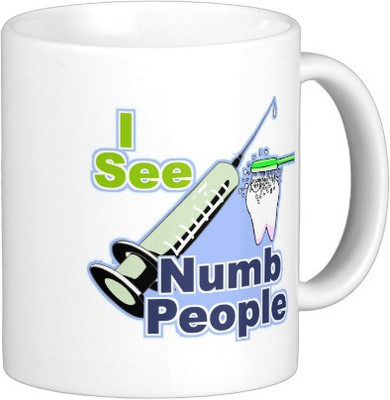 44% OFF on Exoctic Silver Doctor Speaks A005 Ceramic Mug 350 ml