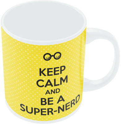 7% OFF on PosterGuy Keep Calm And Be A Super Nerd The Big Bang Theory White Ceramic Mug 300 ml 7% OFF on PosterGuy Keep Calm And Be A Super Nerd The Big Bang Theory White Ceramic Mug 300 ml