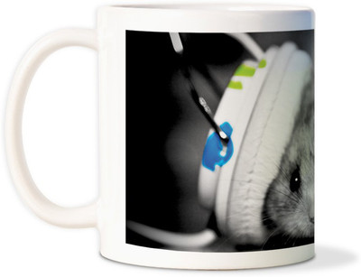 75% OFF on AMY Hamster Headphonescoffee Ceramic Mug 75% OFF on AMY Hamster Headphonescoffee Ceramic Mug