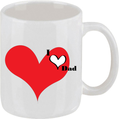 16% OFF on Ellicon 143 I Love Dad Ceramic Mug