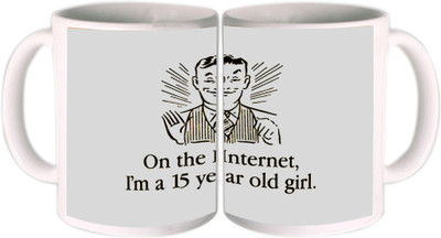 62% OFF on Shopkeeda On The Internet Ceramic Mug 350 ml 62% OFF on Shopkeeda On The Internet Ceramic Mug 350 ml