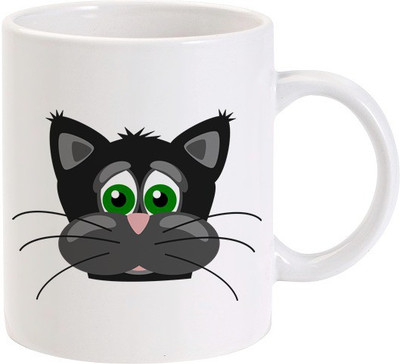 50% OFF on Lolprint Sad Cat Face Ceramic Mug 325 ml 50% OFF on Lolprint Sad Cat Face Ceramic Mug 325 ml