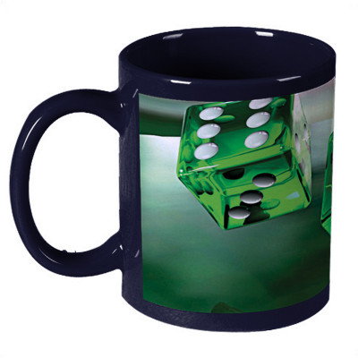 68% OFF on Amy Chess Dice Green Ceramic Mug 330 ml 68% OFF on Amy Chess Dice Green Ceramic Mug 330 ml
