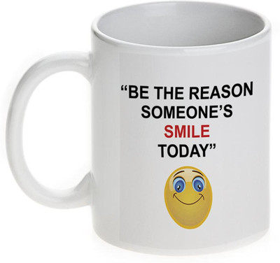 63% OFF on Mugwala Be the Reason Someone's Smile Today Ceramic Mug 350 ml 63% OFF on Mugwala Be the Reason Someone's Smile Today Ceramic Mug 350 ml
