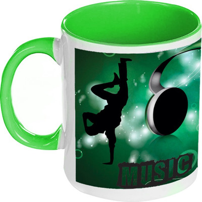 41% OFF on AMY Music Dance Inside Green Coffee Ceramic Mug 325 ml 41% OFF on AMY Music Dance Inside Green Coffee Ceramic Mug 325 ml