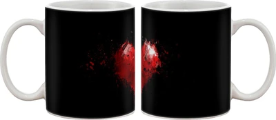 Artifa Heart Splash Porcelain, Ceramic Mug 350 ml
