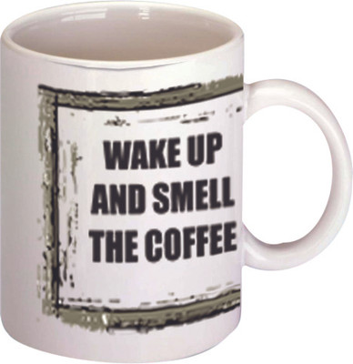 52% OFF on Printland Wake Up Ceramic Mug 350 ml 52% OFF on Printland Wake Up Ceramic Mug 350 ml