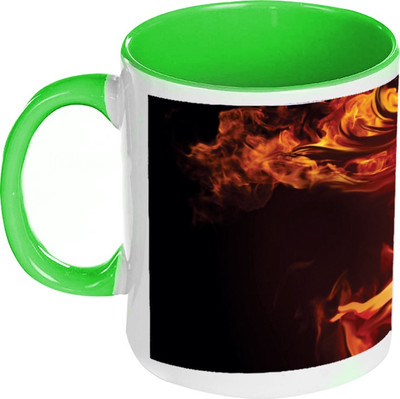58% OFF on AMY Fire Flame Girll Inside Green Coffee Ceramic Mug 325 ml 58% OFF on AMY Fire Flame Girll Inside Green Coffee Ceramic Mug 325 ml