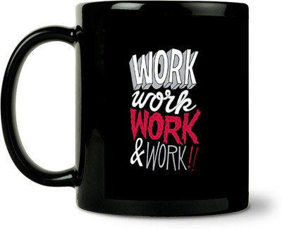 36% OFF on ShopMantra Just Do Work Ceramic Mug 300 ml