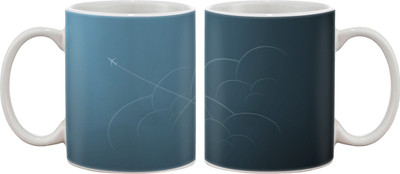 15% OFF on Artifa Plane Out Of Clouds Porcelain, Ceramic Mug 350 ml 15% OFF on Artifa Plane Out Of Clouds Porcelain, Ceramic Mug 350 ml