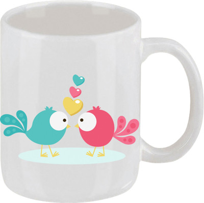 16% OFF on Ellicon 152 Birds In Love Ceramic Mug
