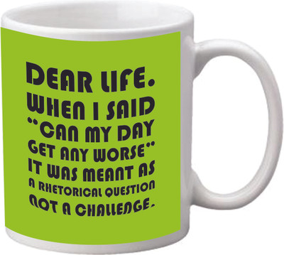 63% OFF on Mugwala Dear Life Ceramic Mug 63% OFF on Mugwala Dear Life Ceramic Mug