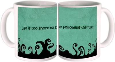25% OFF on Shopkeeda Life Is Too Short Ceramic Mug 350 ml 25% OFF on Shopkeeda Life Is Too Short Ceramic Mug 350 ml