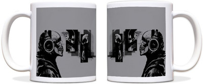 60% OFF on ShopMantra Daft Punk Live Black Ceramic Mug 300 ml