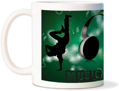 75% OFF on AMY Music Dance Coffee Ceramic Mug