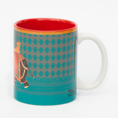 50% OFF on India Circus Embellished Elephant Ceramic Mug