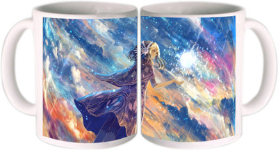 25% OFF on Shopkeeda Cute Girl Digital Printing Ceramic Mug 350 ml