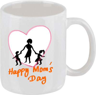 16% OFF on Ellicon Happy Mom Day Funny Coffee Mug Ceramic Mug