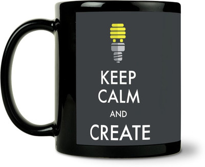 45% OFF on ShopMantra Keep Calm & Create Ceramic Mug 300 ml 45% OFF on ShopMantra Keep Calm & Create Ceramic Mug 300 ml