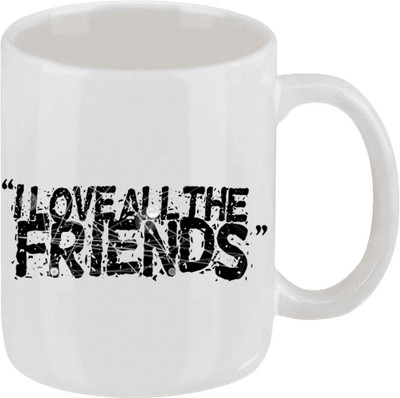 16% OFF on Ellicon 74 I Love All The Friends Ceramic Mug 16% OFF on Ellicon 74 I Love All The Friends Ceramic Mug