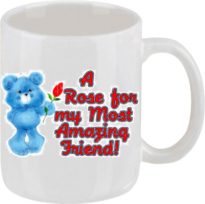 16% OFF on Ellicon 62 A Rose For My Friend Ceramic Mug