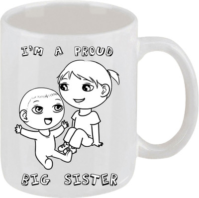 16% OFF on Ellicon 22i Am Proud My Sister Ceramic Mug