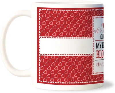 50% OFF on Lovely Collection You Make My Heart Bloom Ceramic Mug 50% OFF on Lovely Collection You Make My Heart Bloom Ceramic Mug