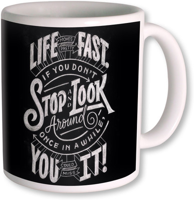 58% OFF on Photogiftsindia Stop Look Gifts for Friend Coffee Mug Ceramic Mug 350 ml