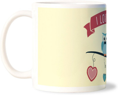 50% OFF on Lovely Collection Owl Love Ceramic Mug 50% OFF on Lovely Collection Owl Love Ceramic Mug