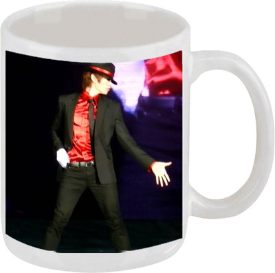 28% OFF on Ellicon E41 Michael Jackson Dancing Ceramic Mug 325 ml