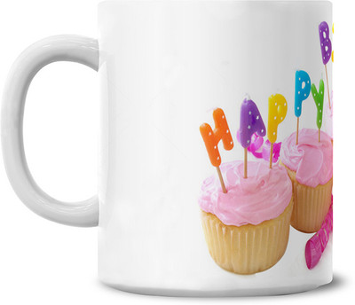 50% OFF on Lovely Collection Happy Birthday Cupcake Ceramic Mug 50% OFF on Lovely Collection Happy Birthday Cupcake Ceramic Mug