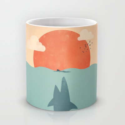 41% OFF on Astrode Shark Attack Ceramic Mug 325 ml