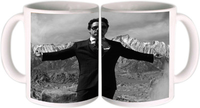 25% OFF on Shopkeeda Robert Downey Junior Ceramic Mug 350 ml