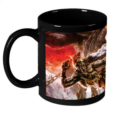 70% OFF on AMY War of God 3D Fight with Monstor Coffee Ceramic Mug 325 ml