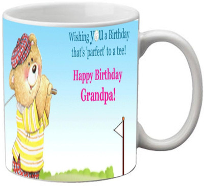63% OFF on Holicshop Perfect Grand Paa Happy Birthday Ceramic Mug