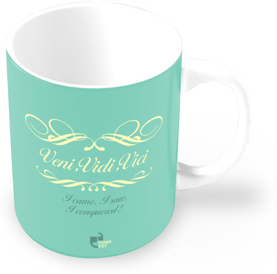 25% OFF on Thinkpot I Came,I Saw,I Conquered! - Julius Caesar, Roman Emperor Ceramic Mug