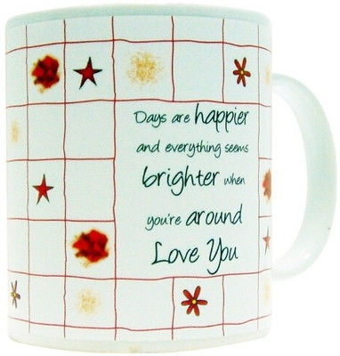 10% OFF on Everyday Gifts General Quote Gift For Love You Ceramic Mug 400 ml