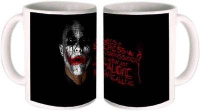 62% OFF on Shopkeeda Joker Alone Ceramic Mug 350 ml