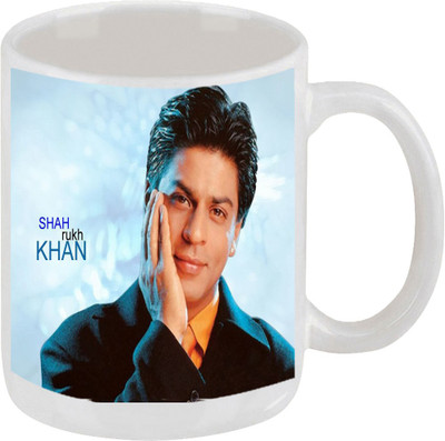 28% OFF on Ellicon E40 Shah Rukh Khan Ceramic Mug 325 ml