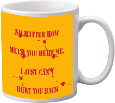 63% OFF on Mugwala Hurt Quote Ceramic Mug