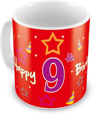 10% OFF on Everyday Gifts 9th Happy Birthday Ceramic Mug
